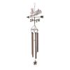 WEATHERVANE WIND CHIME - SILVER BUNNY