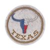 TEXAS PROUD STEPPING STONE - TEXAS LONGHORN FLAG