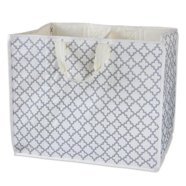 POLYESTER STORAGE LATTICE GRAY RECTANGLE ALL PURPOSE 21x13.7x17