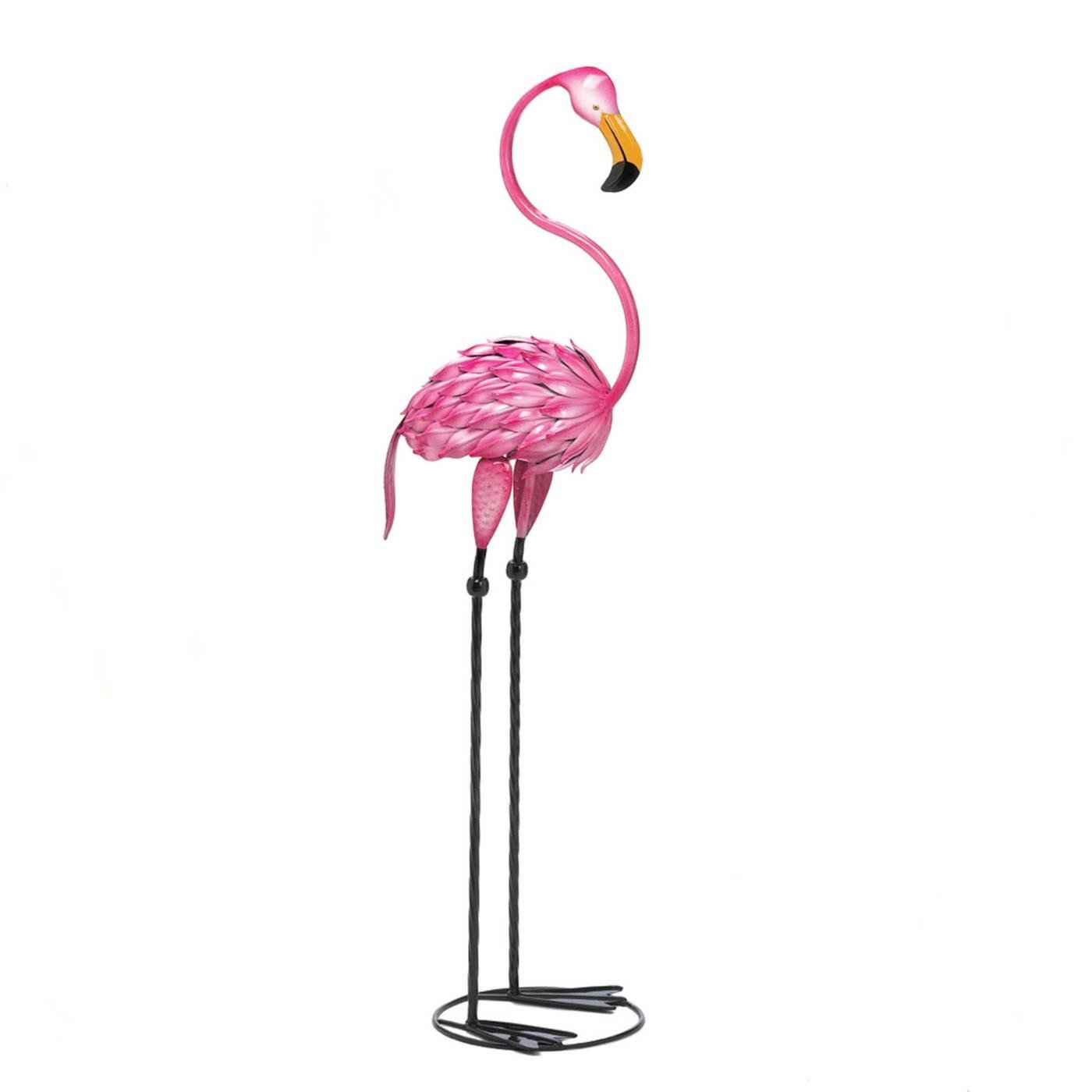 TROPICAL TANGO FLAMINGO STATUE