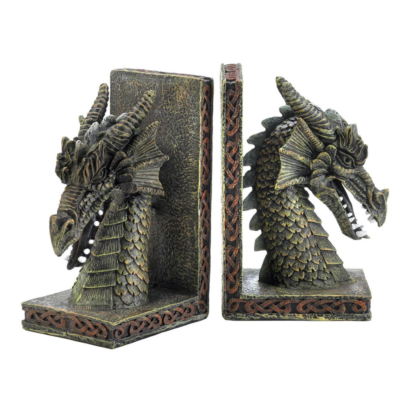 FIERCE DRAGON BOOKENDS