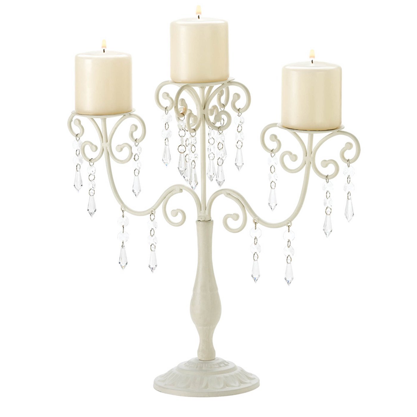 IVORY ELEGANCE CANDELABRA
