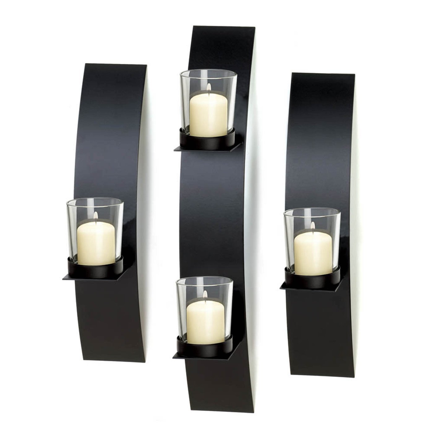CONTEMPORARY WALL SCONCE TRIO