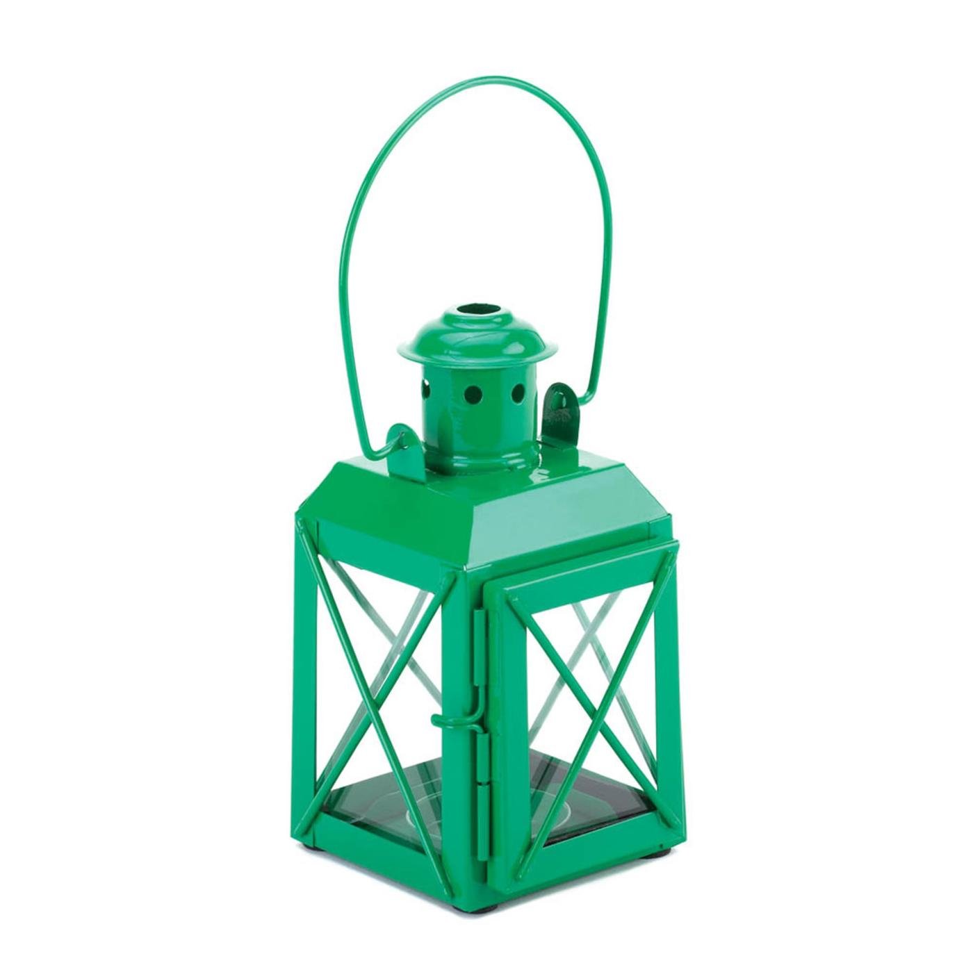 GREEN RAILWAY CANDLE LAMP