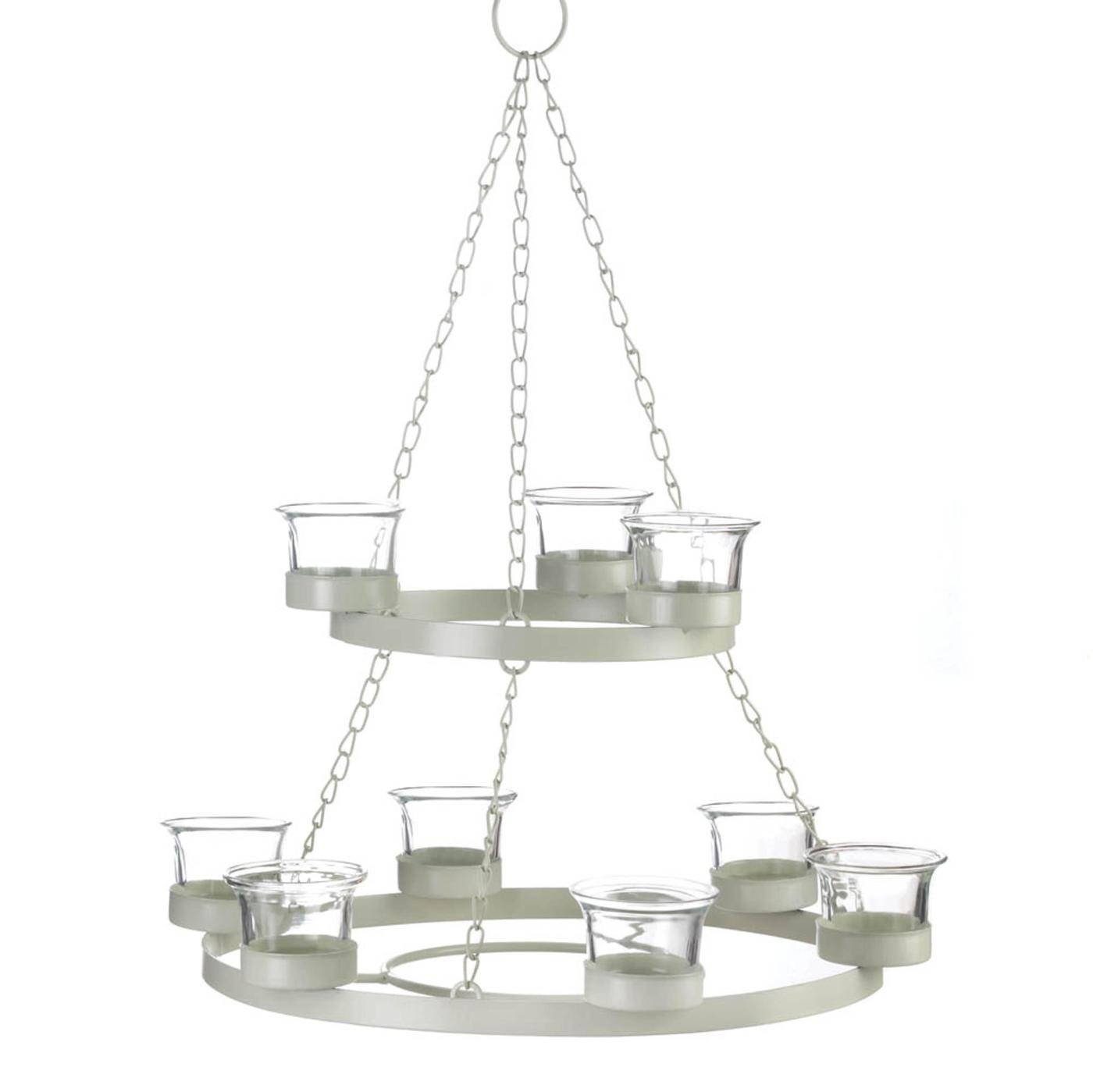 WHITE TREE CHANDELIER