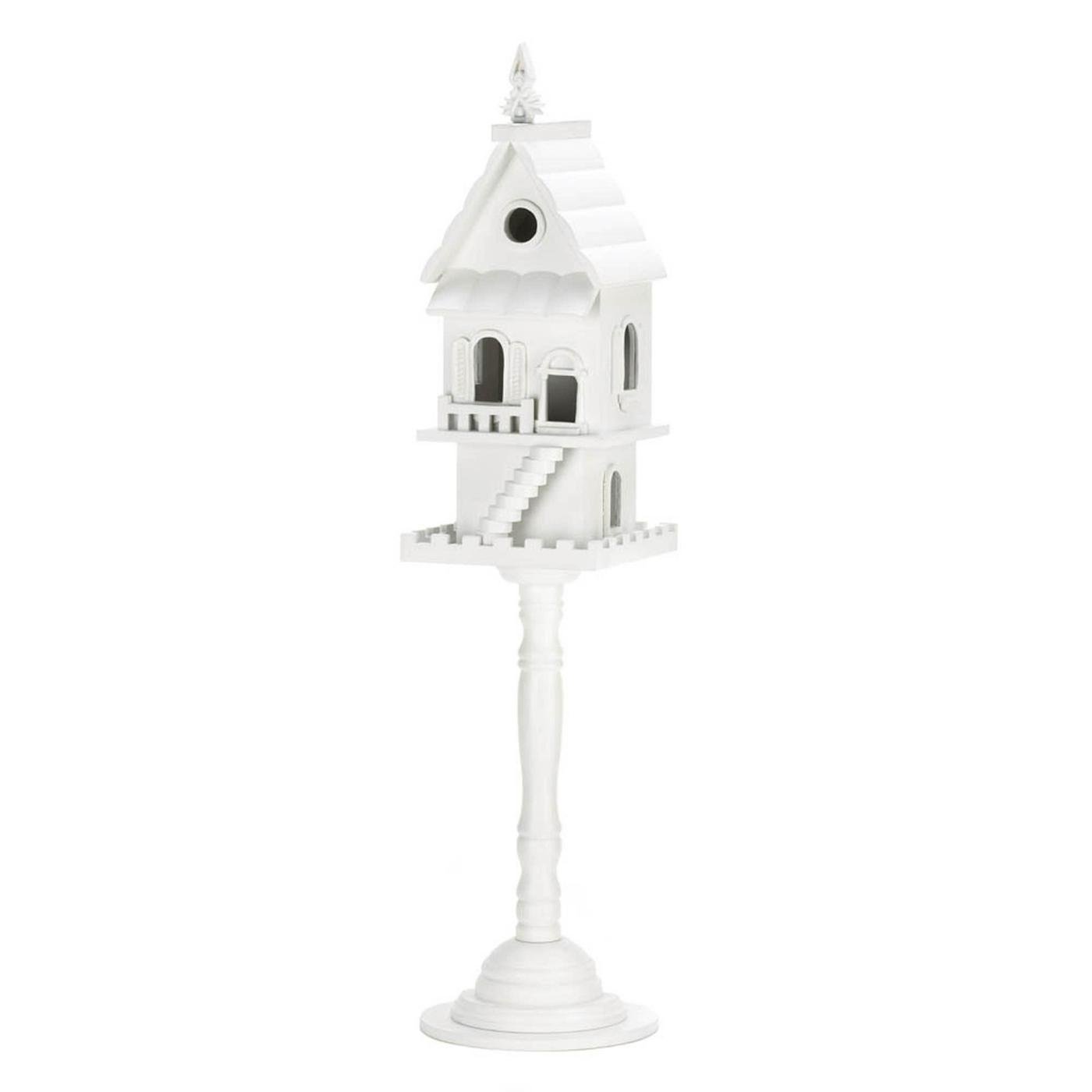 TWO STORY PEDESTAL BIRDHOUSE