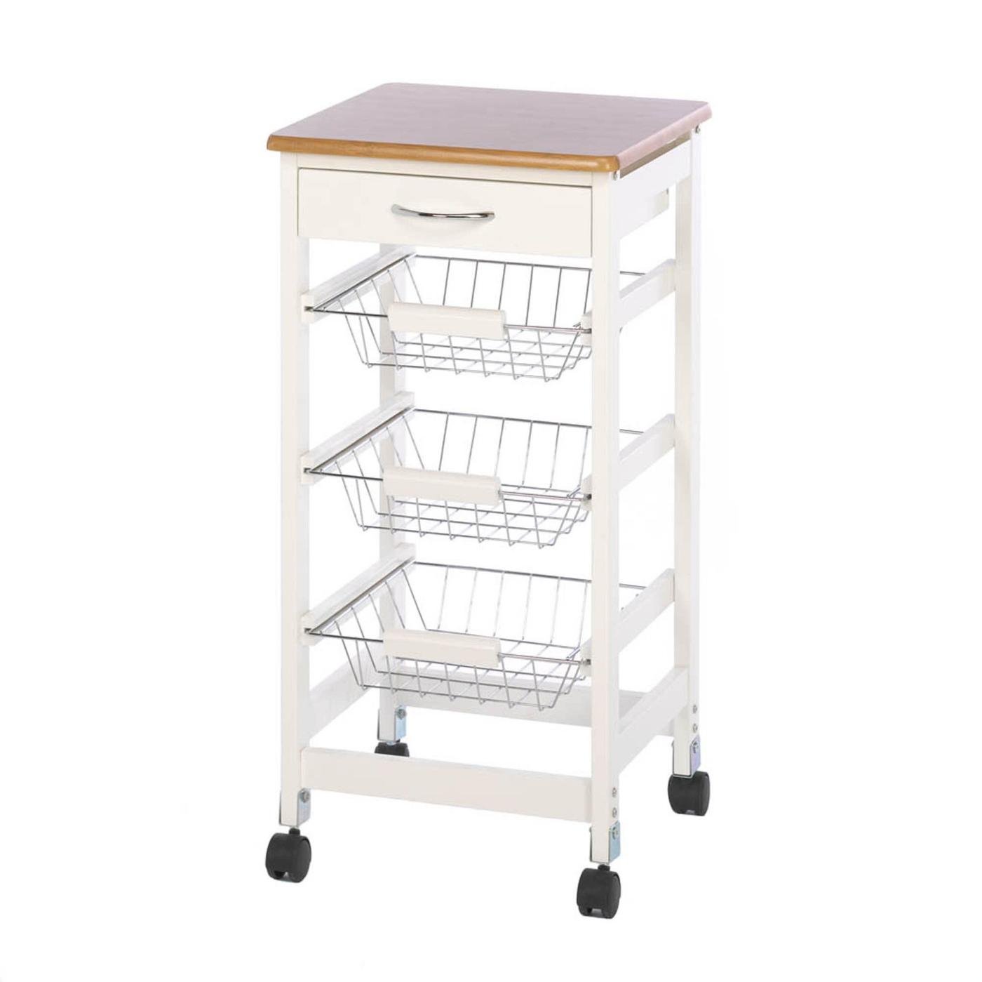 KITCHEN SIDE TABLE TROLLEY