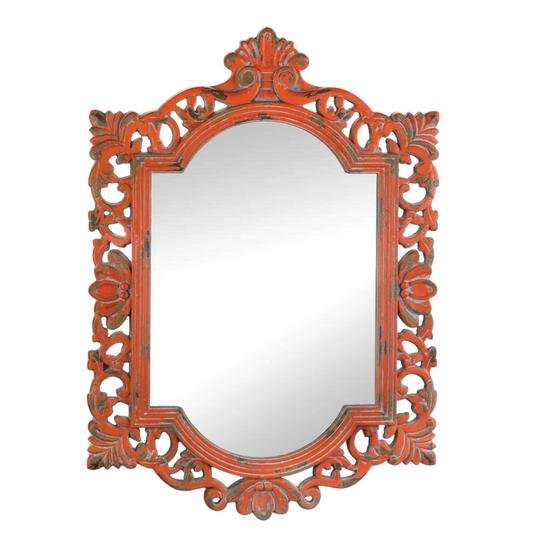 VINTAGE EMILY CORAL  MIRROR