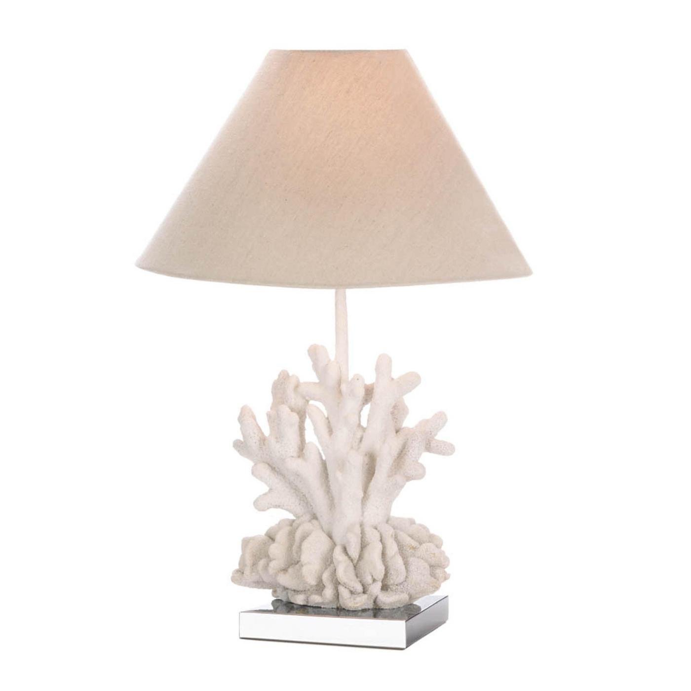 WHITE CORAL LAMP