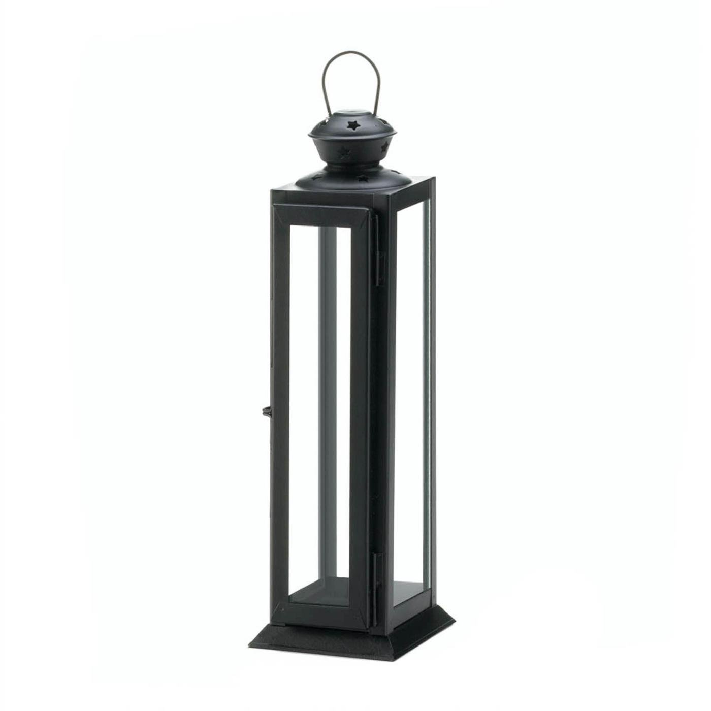 TALL SLEEK AND LEAN STAR CUTOUT LANTERN