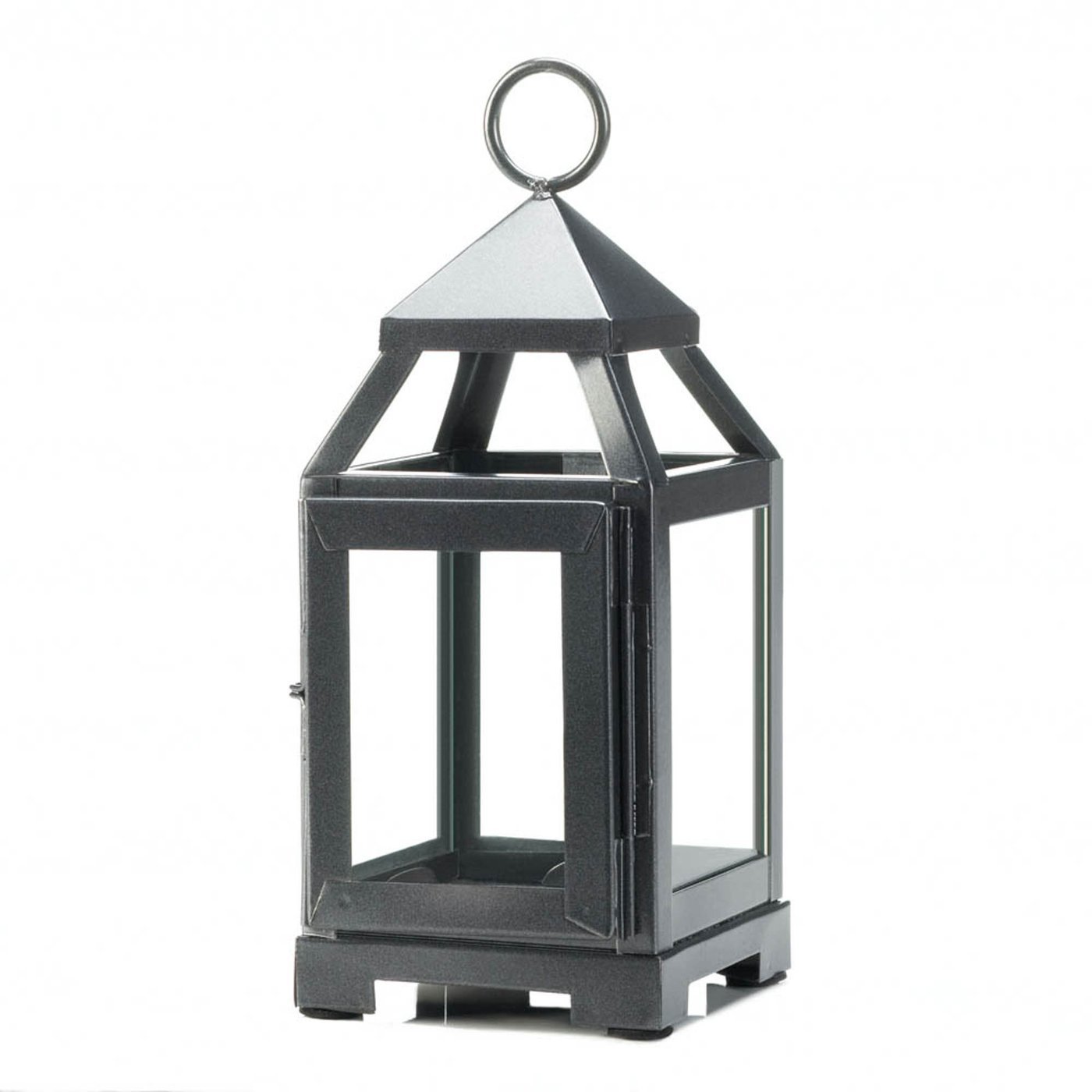SILVER MINI CONTEMPORARY LANTERN