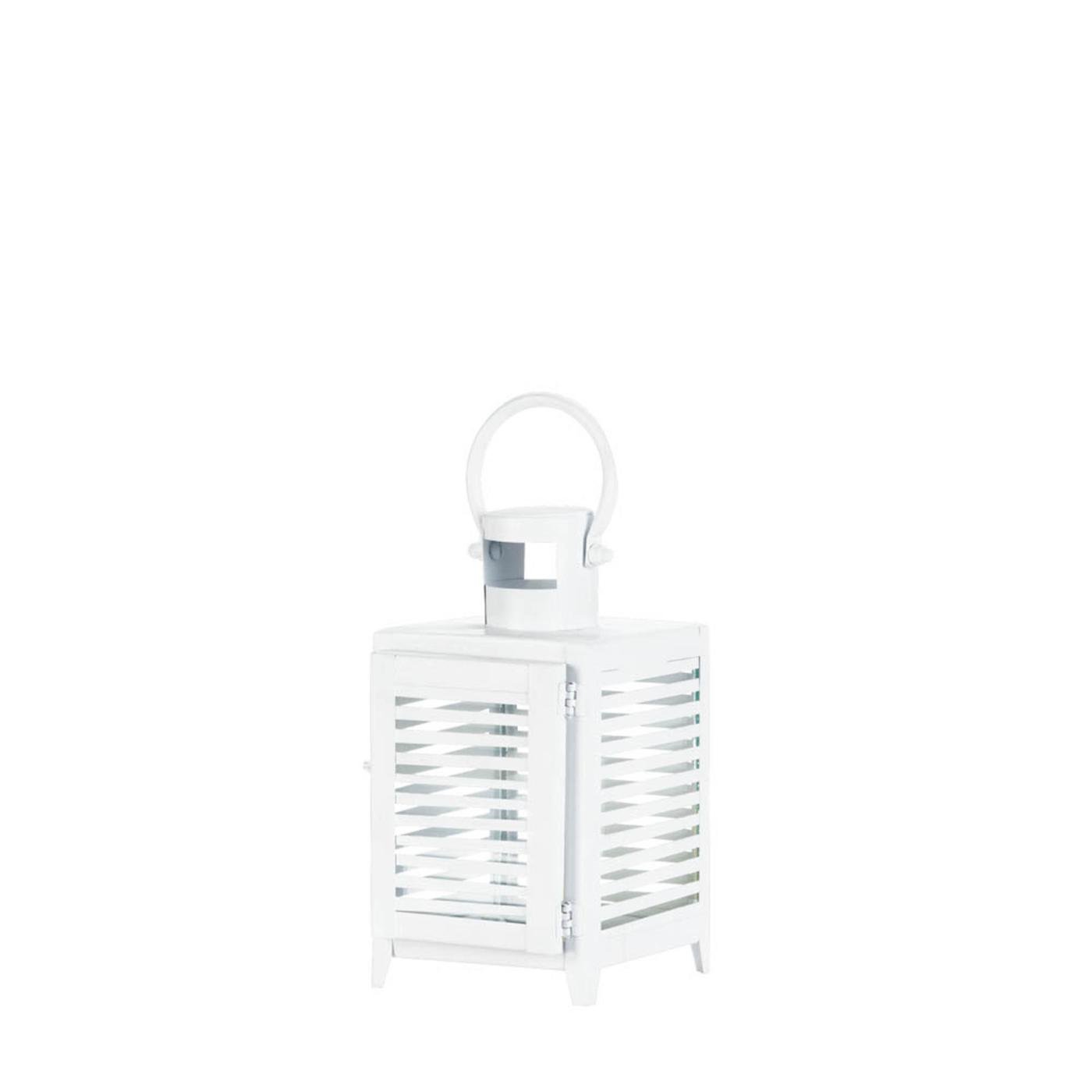 SMALL WHITE HORIZON LANTERN