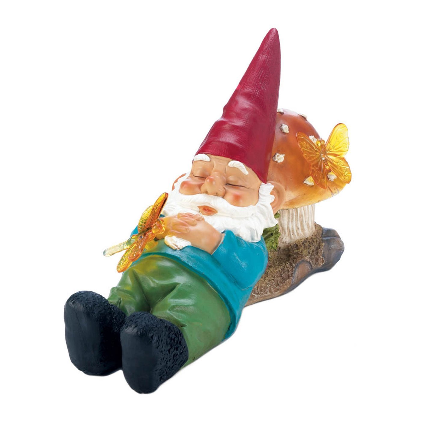 SOLAR-POWERED SLEEPY GNOME