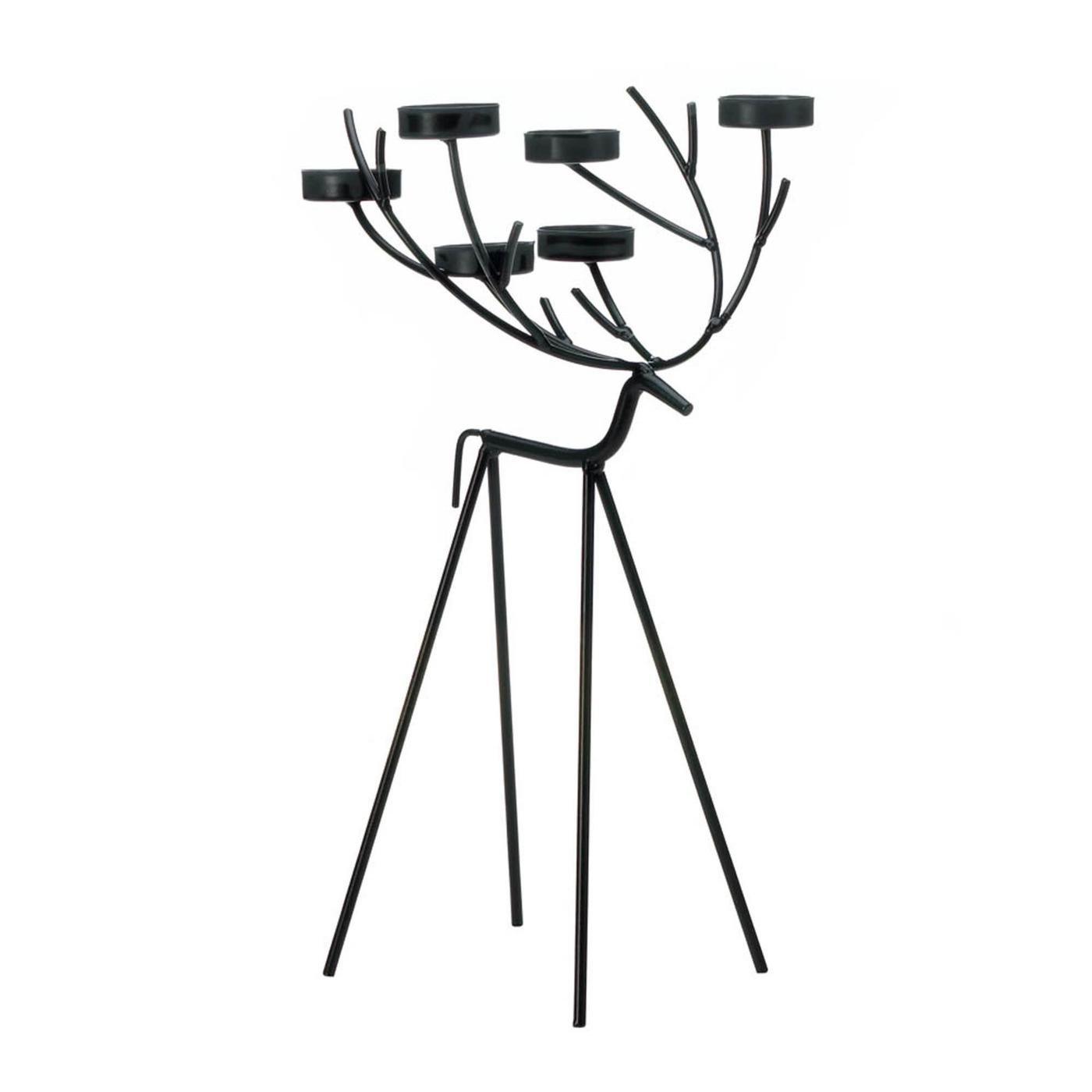 LARGE REINDEER TEALIGHT HOLDER