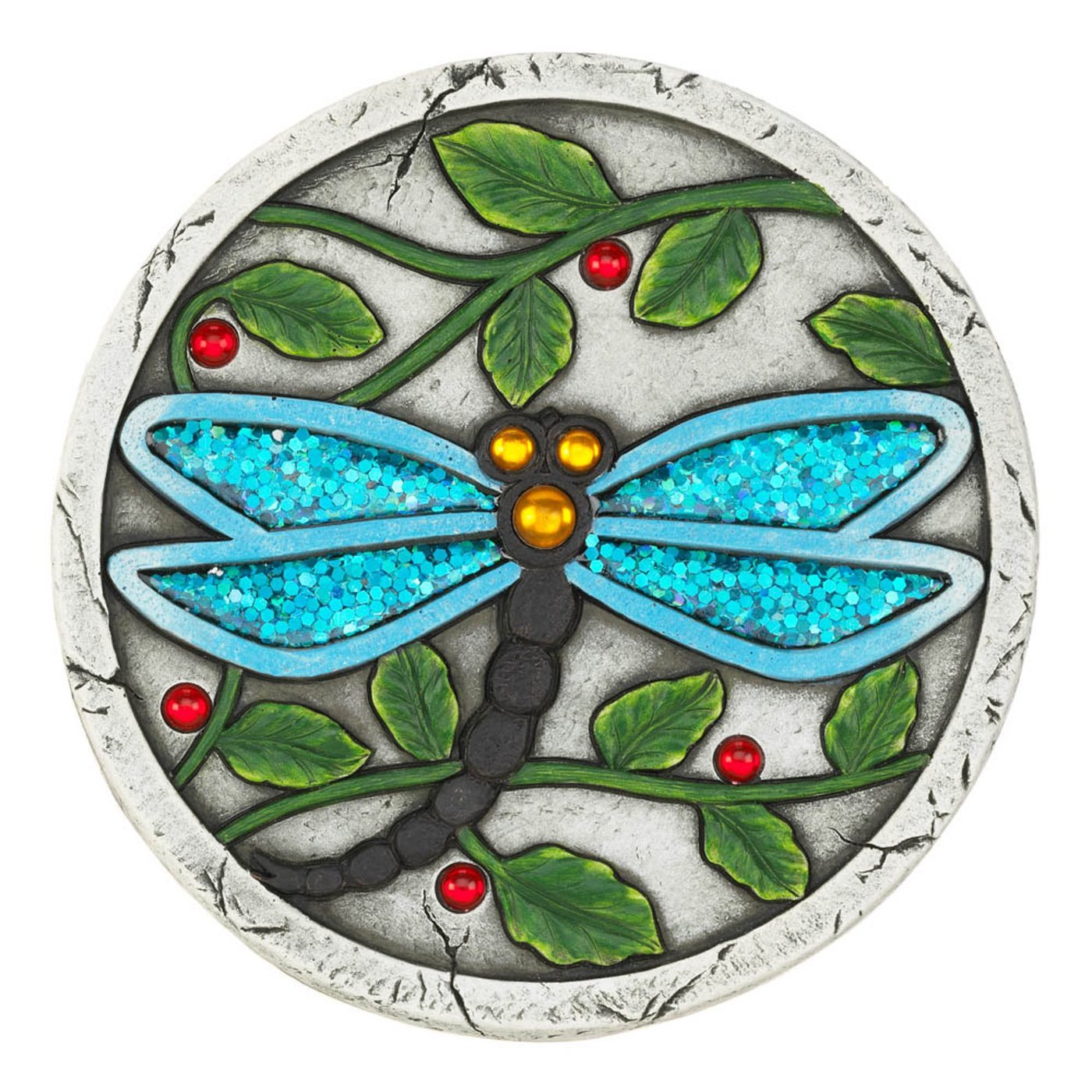 BLUE DRAGONFLY GARDEN STEPPING STONE