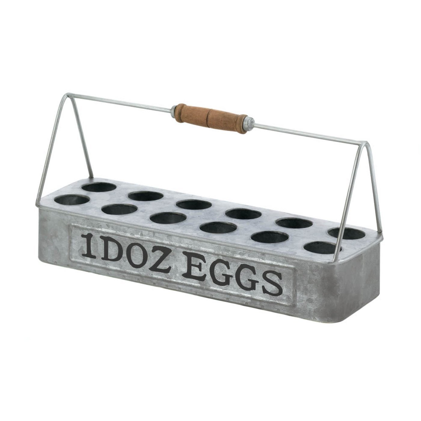 GALVANIZED METAL EGG BASKET