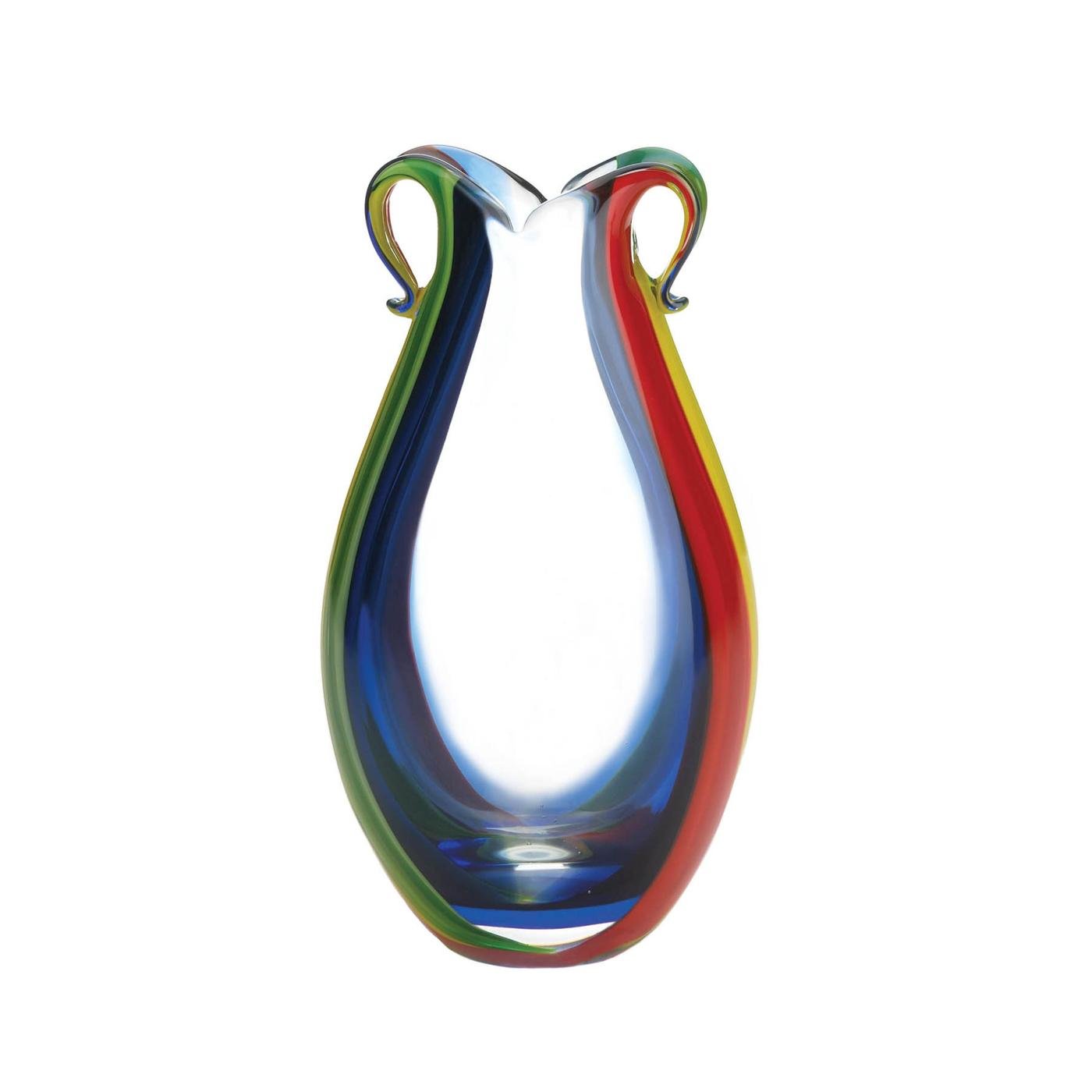 KALEIDOSCOPE ART GLASS VASE