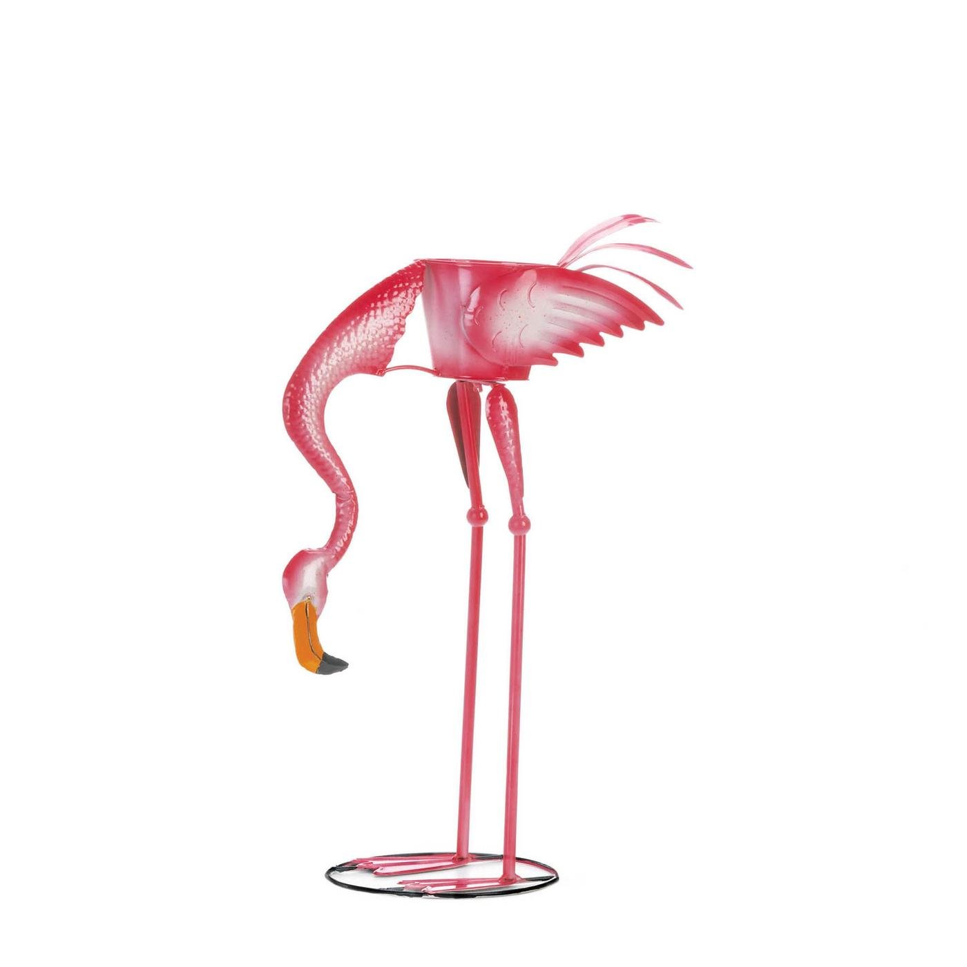 READY TO EAT FLAMINGO PLANTER