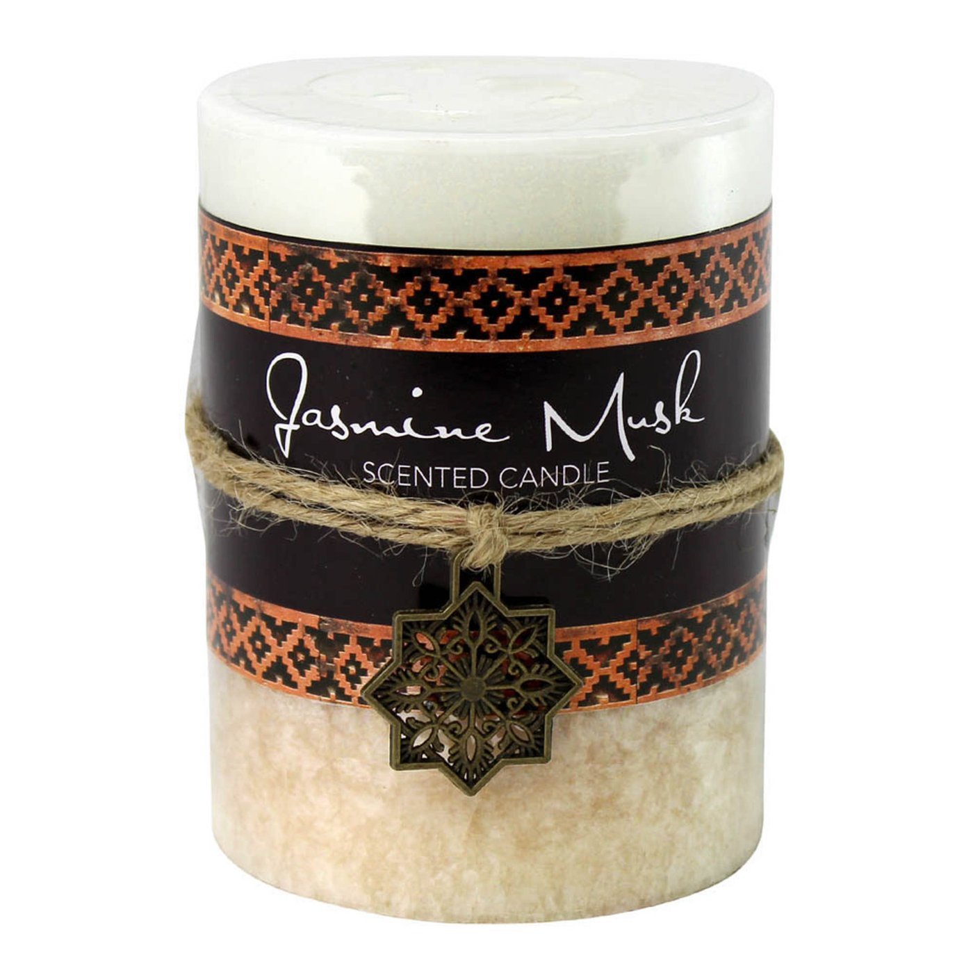 JASMINE MUSK MOROCCAN PILLAR CANDLE 3X4